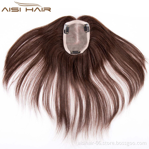 Aisi Hair 2018 Indian  Human Hair Toupee Cheap Women Toupee Human Hair Female Toupee